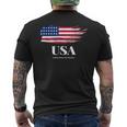 I Love Usa Cool Unitedtates Of America FlagUsa メンズTシャツ バックプリント