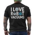 I Love ロボット掃除機 ロボット・フーバー ロボット・フーバー メンズTシャツ バックプリント