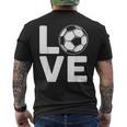 Loveoocer 愛を言うサッカー メンズTシャツ バックプリント