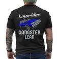 Lowrider Gangster Lean Low &Low Chicano Cholo ビンテージカー メンズTシャツ バックプリント