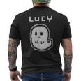 Lucyのおばけちゃん メンズTシャツ バックプリント