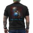 M78 拡散星雲メシエ 78 宇宙天文学 メンズTシャツ バックプリント