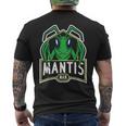 Mantis Man マンティス カマキリ 昆虫 昆虫学 男性 メンズTシャツ バックプリント