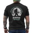 Mingus Texas Bigfoot Night Walk Retro Moon 長袖tシャツ メンズTシャツ バックプリント