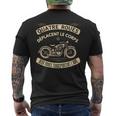 Motard Homme Moto Cadeau Motorcycle Motards Manche Longue T-shirt imprimé au dos