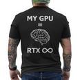 My Gpu Rtx Infinite、グラフィックスカードユニット Rtx Endless メンズTシャツ バックプリント