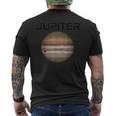 Nerdy Jupiter 天文学 科学惑星 太陽系 事実 B メンズTシャツ バックプリント