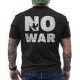 No War Peace No War No WarNo War メンズTシャツ バックプリント