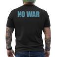 No War Peace No War No WarNo War メンズTシャツ バックプリント