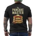 The Pancake Master シャツ 大人 キッズ メンズ レディース パンケーキ好き メンズTシャツ バックプリント