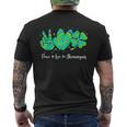 Peace Lovehenaniganst Patrick's Day Green Tie Dye メンズTシャツ バックプリント