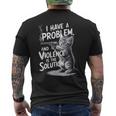 Problem Cat I Have A Problem Edgy Cat メンズTシャツ バックプリント