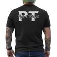 Pt リハビリ リカバリー 理学療法 理学療法士 メンズTシャツ バックプリント