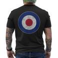 Raf Roundel イギリス空軍 イギリス メンズTシャツ バックプリント