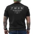 Regalo Nobile Per La Festa Del Papà Per Lacienza Chimica Del Papà T-shirt da uomo con stampa posteriore