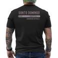 Santo Domingo Dominican Republic メンズTシャツ バックプリント