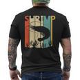 Shrimp エビ 動物 メンズTシャツ バックプリント
