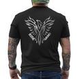 Silver Rise Phoenix Grind メンズTシャツ バックプリント