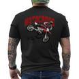 Supercross Motocross Gear Love Race Motorcycle メンズTシャツ バックプリント
