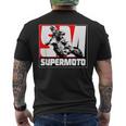 Supermoto スーパーモタード エンデューロ オートバイクロス メンズTシャツ バックプリント