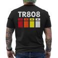 Tr808 ドラムマシン メンズTシャツ バックプリント