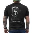 Valentine's Day I Love You To Death Cute Grim Reaper メンズTシャツ バックプリント