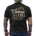 Vintage 1961 オリジナルパーツ 65歳の誕生日 メンズTシャツ バックプリント