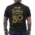 We Golden Together 50年 結婚50周年記念 結婚記念日 メンズTシャツ バックプリント