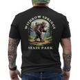 Withrow Springs State Park Arkansas AR Hiking Bear Men's Back Print T-Shirt