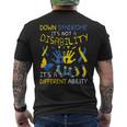 World Downyndrome Day ダウン症啓発 メンズTシャツ バックプリント