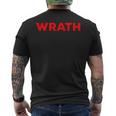 Wrath メンズTシャツ バックプリント