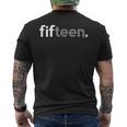 Zum 15 Geburtstag Für Nager Jungen Geschenkidee Fifn T-Shirt mit Rückendruck