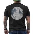 うさぎ星人 On The Moon メンズTシャツ バックプリント