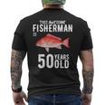 メンズ この金目鯛漁師は50歳50歳の誕生日です メンズTシャツ バックプリント