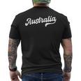 オーストラリア タイプセット ウェア ダウン アンダーラバー 誇り高きオーストラリア メンズTシャツ バックプリント