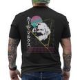 カール・マルクス 共産主義 共産主義 ヴェイパーウェーブ 美学 レトロ 80年代 メンズTシャツ バックプリント