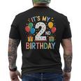 キッズ キッズ 2 歳の誕生日シャツ 男の子 幼児 2 人 2 歳の誕生日 メンズTシャツ バックプリント