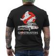 ゴーストバスターズ ハロウィン デザイン Ecto 1 メンズTシャツ バックプリント