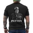 ジョージ・パットン 第二次世界大戦 勝利 記念 独立記念日 長袖tシャツ メンズTシャツ バックプリント
