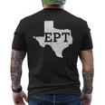 テキサスシルエットのept El Paso Txデザイン。 メンズTシャツ バックプリント