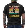 テレマーク Lass Mich Ich Geh Telemarken スキー メンズTシャツ バックプリント