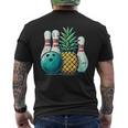 パイナップルボウリング メンズTシャツ バックプリント