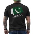 パキスタンの旗パキスタン 長袖tシャツ メンズTシャツ バックプリント