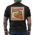 ビンテージ Burgers Biggest In Town ベア ハンバーガー ショップ メンズTシャツ バックプリント