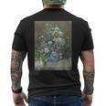 ピエール・オーギュスト ルノワールのスプリングブーケ メンズTシャツ バックプリント