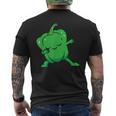 ピーマン ダビングベルペッパー 野菜 愛 ピーマン メンズTシャツ バックプリント