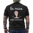 マリー・アントワネット女王 ヴェルサイユ革命 1789年 フランス メンズTシャツ バックプリント
