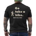 モンブランフランスgo Take A Hike レトロ メンズTシャツ バックプリント
