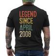ヴィンテージ 18歳の誕生日デコレーション メンズ 18歳 2008年 18歳の誕生日 メンズTシャツ バックプリント