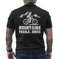 ヴィンテージ マウンテンバイク メンズ レディース バイカー Mtb トレイルバイク 長袖tシャツ メンズTシャツ バックプリント